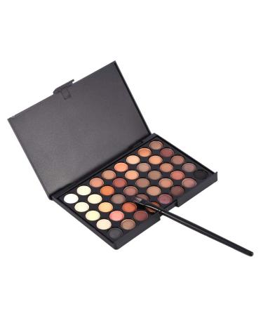 40 Color Eyeshadow Palette with Brush - Matte & Shimmer Cream Makeup Set for Stunning Looks | Best Quality International Shipping - Buy Online on SooperMarket.com