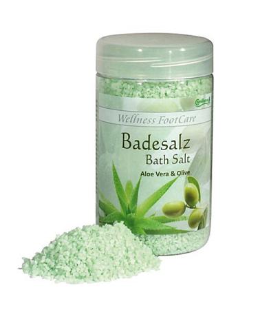 Bath Salt Aloe Olive Camomile 60 Foot Bath Wellness Foot Care with Aloe Vera and Olive Oil 350 g