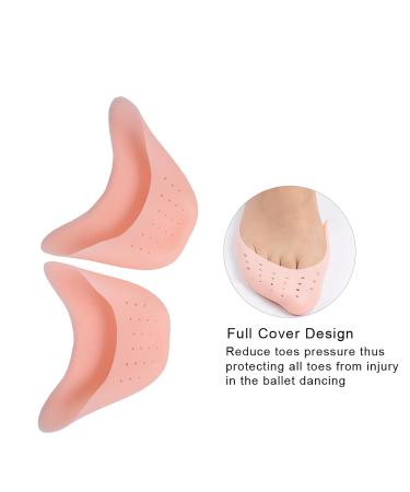 Silicone Soft Ballet Toe Pads | Dance Toe Protection & Comfort Insoles | 1 Pair Ballet Shoe Covers - Buy Online on SooperMarket.com