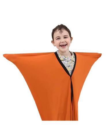 ZYUBOESO Sensory Body Sock for Kids Full Body Wrap Stretchy Body Sox to Relieve Stress for Children with Autism Anxiety ADHD ADD (Color : Orange Size : XL/X-Large) XL/X-Large Orange