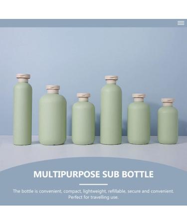 minkissy 3pcs Flip Cap Shampoo Bottles Empty Sub Package Squeeze Bottles Shower Gel Bottle Refillable Containers for Shampoo Lotions Cream Wash Conditioner Green 12.8x5.8cm - Buy Online on SooperMarket.com