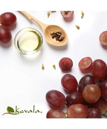 Kevala Grapeseed Oil 1/2 Gallon - Premium Natural Expeller Pressed (64 fl oz) - Buy Online on SooperMarket.com