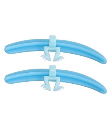 Eyelash Separator Tool Washable Reusable Silicone Base and Legs Lash Extension Assisted Tool for Beauty Salon (Blue)