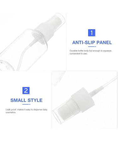 Frcolor Empty Plastic Sample Bottle Containers for Water or Liquids - 50 ml Pack of 6 - Buy Online on SooperMarket.com