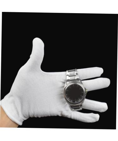 PLAFOPE 12 Pairs Moisturizing Gloves Work Gloves Working Gloves Moisturizing Overnight Gloves Cotton White - Buy Online on SooperMarket.com