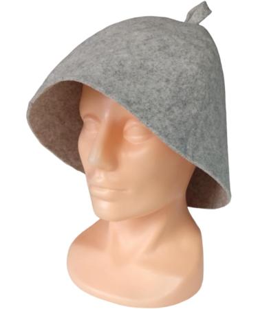 Jocero Sauna Hut - 70% Wool Felt Cap for Men & Women | Premium Universal Size Sauna Hat for Wellness - Buy Online on SooperMarket.com