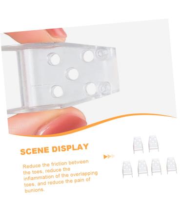FOMIYES 3 Pairs Toe Splitter Nail Tool Thumb Splint Nail Protector Toe Dividers Valgus Correct Bunion Protector Foot Separator Toe Spacers for Feet Foot Toe Separator Man Sebs Stretcher - Buy Online on SooperMarket.com