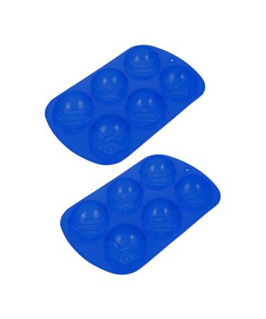Cabilock Silicone Mold 6 Pcs Six Egg Mold Silicone Molds Capacillos para Cupcake Easter Egg Shaped Molds Chocolate Mold 22.2X12.7CMx3pcs Bluex3pcs