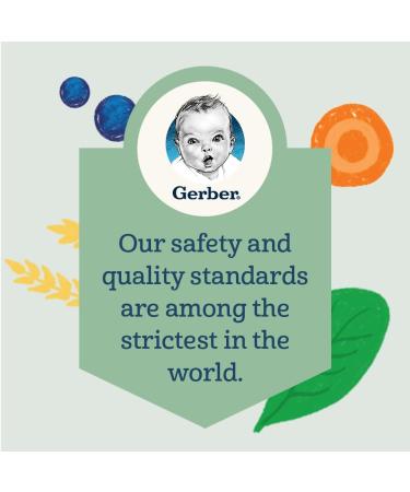 Gerber Organic Baby Food Pouches - WonderFoods Banana Red Berries Granola 3.5oz (Pack of 12) - Buy Online on SooperMarket.com
