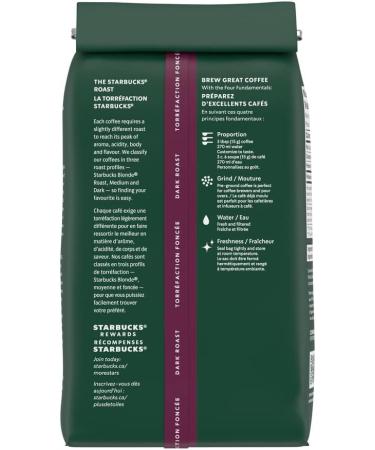 Starbucks Espresso Roast Ground Coffee 340 Grams (pack of 6) Espresso Dark Roast 6 Count - Buy Online on SooperMarket.com