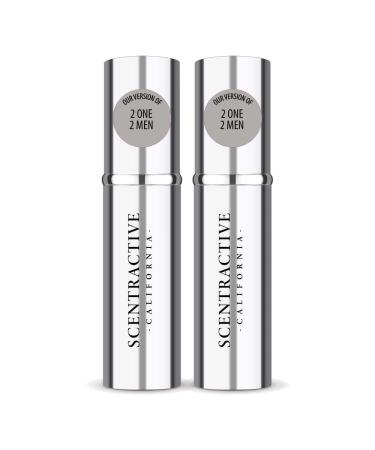 CA Perfume Impression of Carolina H. 2 One 2 Men For Men Replica Version Fragrance Dupes Concentrated Long Lasting Eau de Parfum Spray Refillable Atomizer Bottle 0.17 Fl Oz/5ml-X2 CAROLINA H. 2 ONE 2 MEN IMPRESSION 0.34 Fl Oz (Pack of 1)