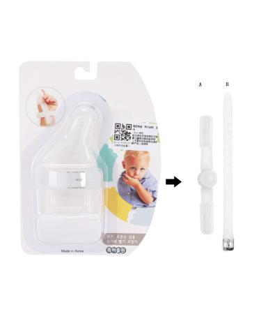 Silicone Thumb Sucking Prevention for Toddler - Adjustable Finger Protector Teether for Baby Infant - Buy Online on SooperMarket.com
