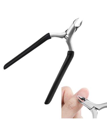 DHWEKU Professional Cuticle Nippers Sharp Cuticle Remover Cuticle Nippers Made of Stainless Steel with Non-Slip Handle for Precise Removal of Excess Cuticles Cuticle Scissors for Nail and Toenail