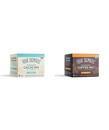 Four Sigmatic Mushroom Cacao Mix with Reishi 10 Packets 0.21 oz (6 g) Each