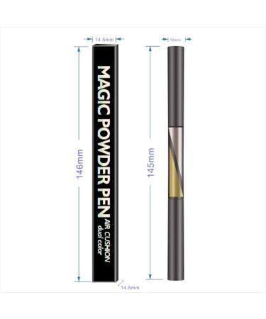 6pcs Double Head Air Cushion Pen & 12 Colors Chrome Nail Powder Kit - Holographic Mirror Effect Nail Polish | Acrylic Nail Powder - Buy Online on SooperMarket.com