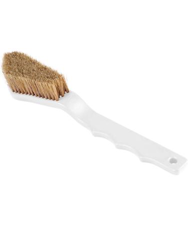 Boar Hair Rock Climbing Brush with Ergonomic Handle | Durable Cleaning Tool for Chalk & Holds Indoor/Outdoor - Black & White - Buy Online on SooperMarket.com