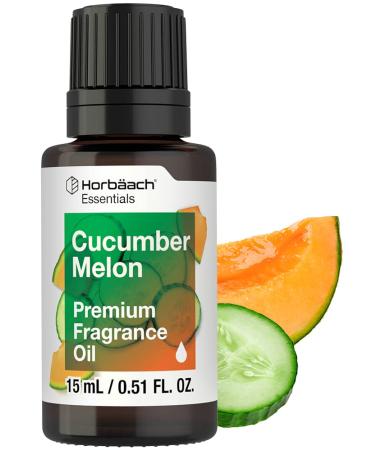Cucumber Melon Fragrance Oil | 0.51 fl oz (15ml) | Premium Grade | for Diffusers  Candle and Soap Making  DIY Projects & More | by Horbaach