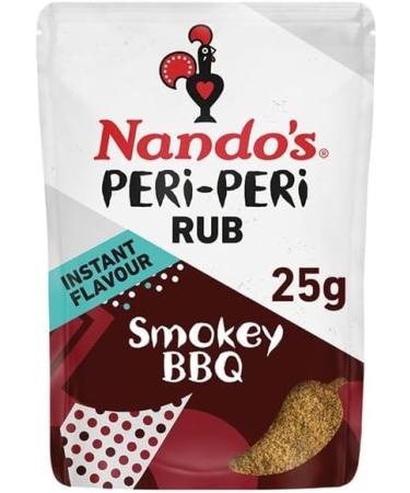 Peri Peri Seasoning Bundle With Nando's BBQ Seasoning Rub 25g x3 and Garlic Seasoning Rub 25g x3 (6 Pack) - Buy Online on SooperMarket.com