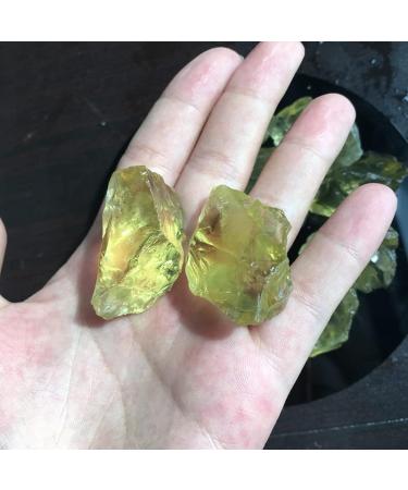 Crystal Hole 50G Natural Raw Yellow Citrine Quartz Crystal Rough Stone Specimen Crystal Love Natural Stones and Minerals Fish Tank Crystal Hole - Buy Online on SooperMarket.com
