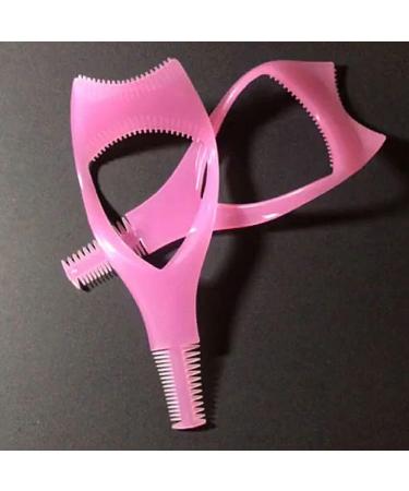 Dajidafu 3 in 1 Mascara Shield Portable False Natural Eyelashes Curler Applicator Guide Guard Upper and Lower Eye Lash Beauty Supplies - Buy Online on SooperMarket.com