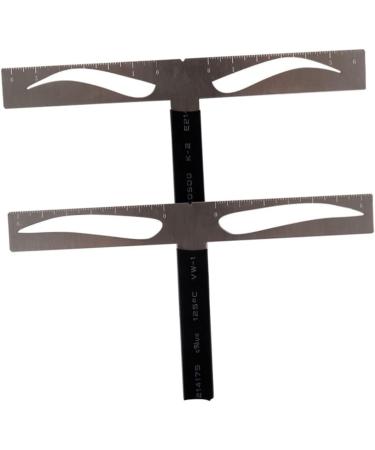 Housoutil Eyebrow Ruler Eyebrow Drawing Tool Brow Stencils Eyebrow Stencil Kit With Box Supplies - Buy Online on SooperMarket.com