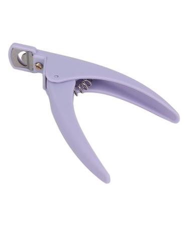 Acrylic False Nail Clippers for Acrylic Nails Professional Nail Clippers Cutters for Acrylic Nails Fake Nail Tips Home Salon Nail Art Beauty Design DIY(Purple)