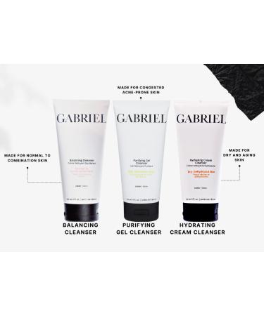 Buy Gabriel Organic Cleanser - Natural Facewash | Paraben Free Vegan Skincare | 6 oz Purifying Gel - International Shipping Available - Buy Online on SooperMarket.com