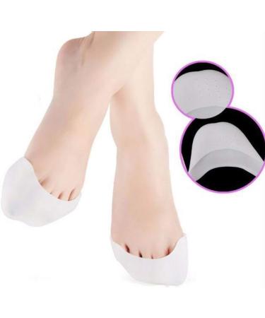 FOMIYES Silicone Pointed Dance Shoe Pads - High Heel Toe Protectors for Women - 1 Pair (White) - Buy Online on SooperMarket.com