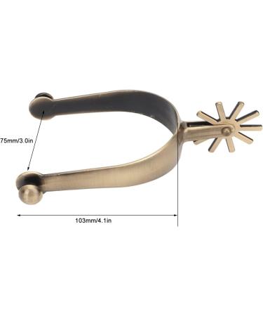 Asixxsix Western Spurs - Rust-Proof Zinc Alloy Cowboy Spurs for Men and Women Riders | Exquisite Equestrian Gear Accessories - Buy Online on SooperMarket.com