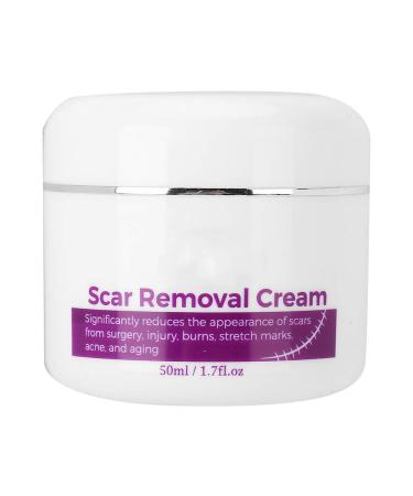 Scar Removal Cream for Fading Scars Stretch Marks and Skin Damage with Plant Extracts and Oil