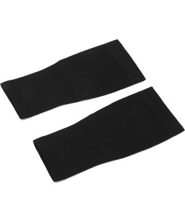 Black Calf Compression Cuffs for Men & Women | S to XXL | Soft Elastic Leg Socks for Running Baseball Hiking & Travel - Buy Online on SooperMarket.com