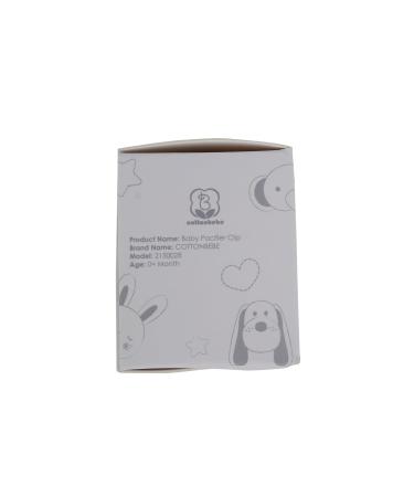 Buy 2-Pack Organic Cotton Pacifier Chains for Boys & Girls - Universal Pacifier Straps for Ages 0-36 Months | B r & Elephant Elephant-Bear - Buy Online on SooperMarket.com