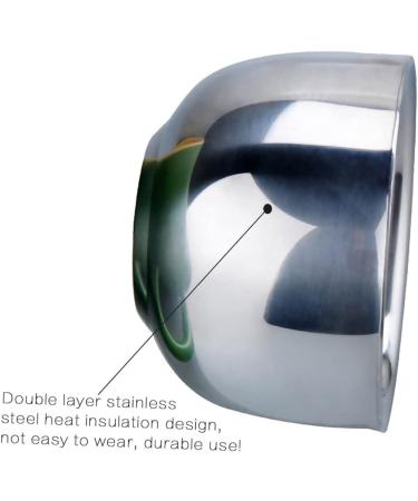 Buy Housoutil Stainless Steel Shaving Bowl | Shave Bowl with Lids for Shaving Cream & Soap | Perfect Mixing Bowl for Rich Lather - Buy Online on SooperMarket.com