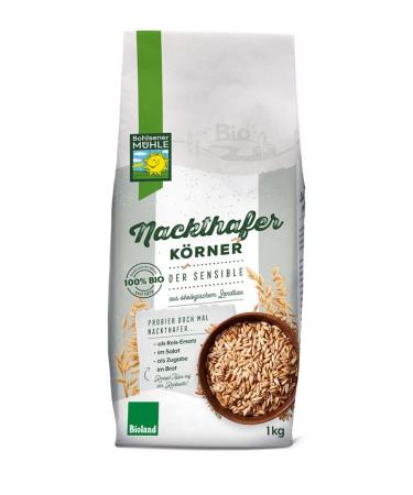 Bohlsener M hle Organic Naked Oats (1 x 1 kg) 1 kg (1 pack)