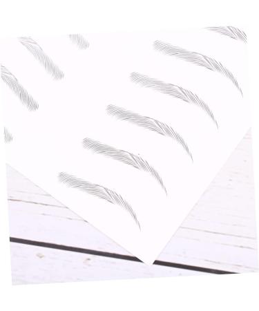 Mikinona 2 Pairs Disposable Makeup Tools 4d Hair-like Authentic Eyebrows Template Eyebrow Trimming The Lazy - Buy Online on SooperMarket.com