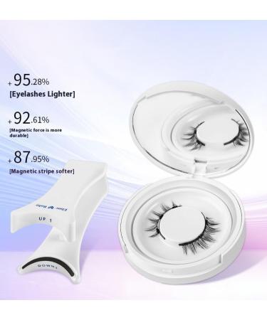 Siare Magnetic Lashes With Applicator Reusable Magnetic Eyelash Kit No Glue Or Liner Needed Waterproof Lightweight Natural Look (EM10) - Buy Online on SooperMarket.com