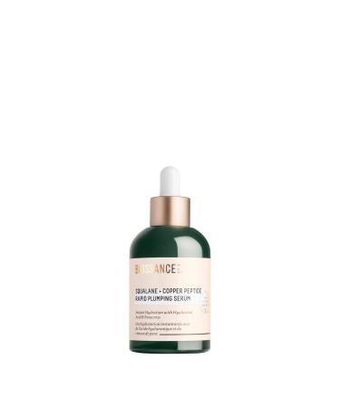 Biossance Squalane + Copper Peptide Rapid Plumping Serum.Powerfully Hydrating Face Serum that Instantly Plumps and Firms with Collagen Boosting Copper Peptides (1.69 fl oz)
