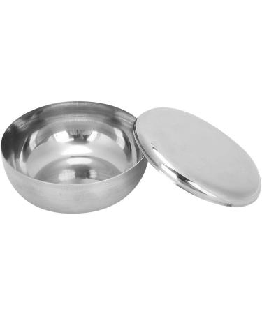 FILFEEL Stainless Steel Shaving Bowl with Lid | Ideal for Shaving Soap & Rich Lather (304 Stainless Steel) - Premium Quality & Durability - Buy Online on SooperMarket.com