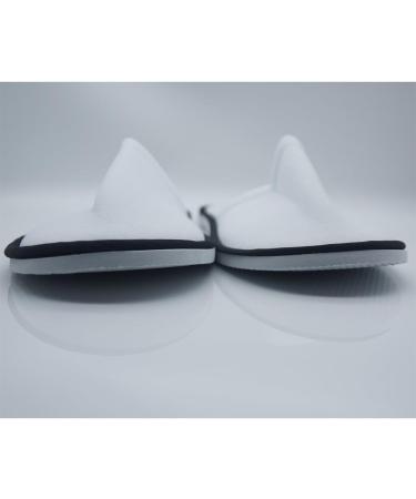 Yeios Hotel Spa Slippers - Closed Toe Home Guest Slippers (20 Pairs) - White - Men and Women - Buy Online on SooperMarket.com