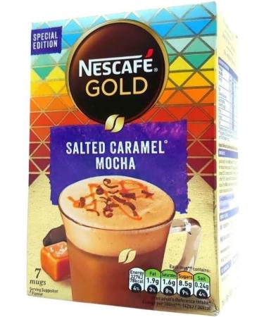 NESCAF Gold Salted Caramel Mocha Coffee 7 Sachets (Pack of 6 Total 42 Sachets) - Buy Online on SooperMarket.com