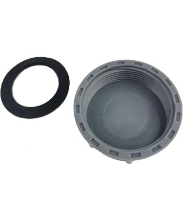 Buy Qrity 2-Pack Kitchen Sink Drain Pipe Locking Caps - 56mm Inner Thread for Leak Prevention | International Shipping Available - Buy Online on SooperMarket.com