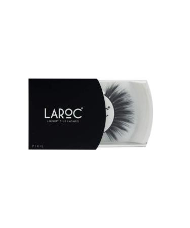 LaRoc False Silk Eyelashes Long Thick Natural Fake Eye Lashes Set Mink Makeup - Pixie