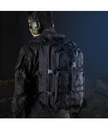EMDMAK Military Tactical Backpack - Large Army 3 Day Assault Pack Molle Bag Rucksack in Black - Buy Online on SooperMarket.com