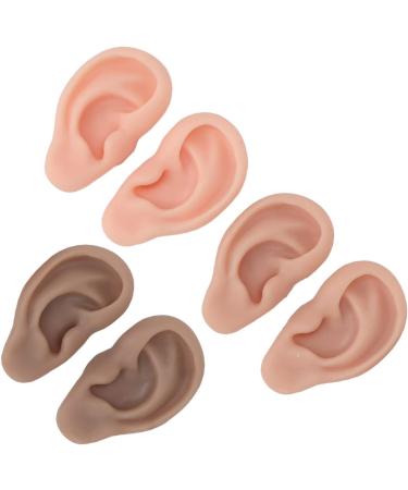 Artificial Ear Model Set - 3 Pairs Soft Human Ear Models in 3 Colors for Easy Home Use - Buy Online on SooperMarket.com