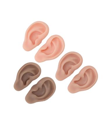 Simulated Ear Model Set - 3 Pairs, 3 Colors, Reusable & Easy to Use for Home - Buy Online on SooperMarket.com
