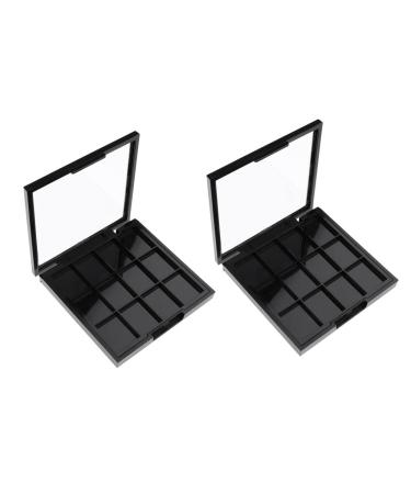 Jojomis 2pcs Empty Makeup Eyeshadow