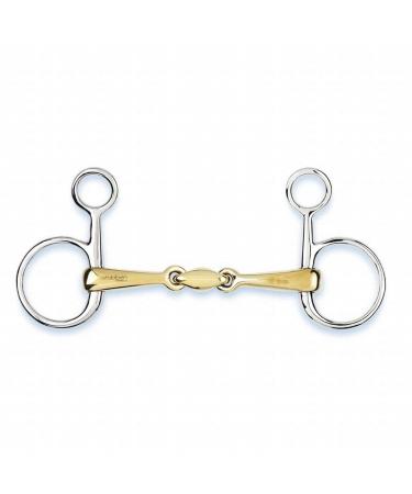 St bben bit 2235 Baucher bridle double broken 13.5 cm - 16 mm - Sweet Copper