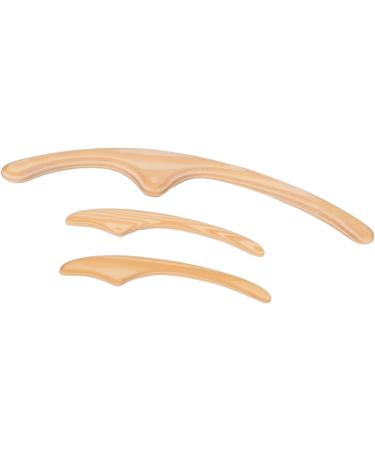 3pcs Cypress Gua Sha Tool Set | Muscle Relaxation & Cellulite Removal Massager for Face Arms Legs Back | Shop Internationally - Buy Online on SooperMarket.com