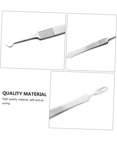 Healeved 6 Pcs Clip Curved Pimple Tweezers Clip Removal Tool Spot Tweezers Pimple Tool Stainless Steel - Buy Online on SooperMarket.com