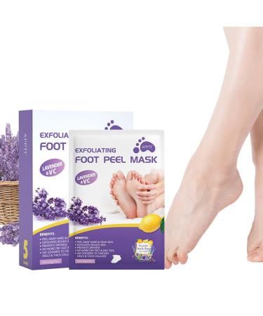 Foot mask 5 pair of foot peeling mask cornea remove foot mask foot mask socks Moisturizing ends for dry and cracked feet foot spa for men and women #1*5stk